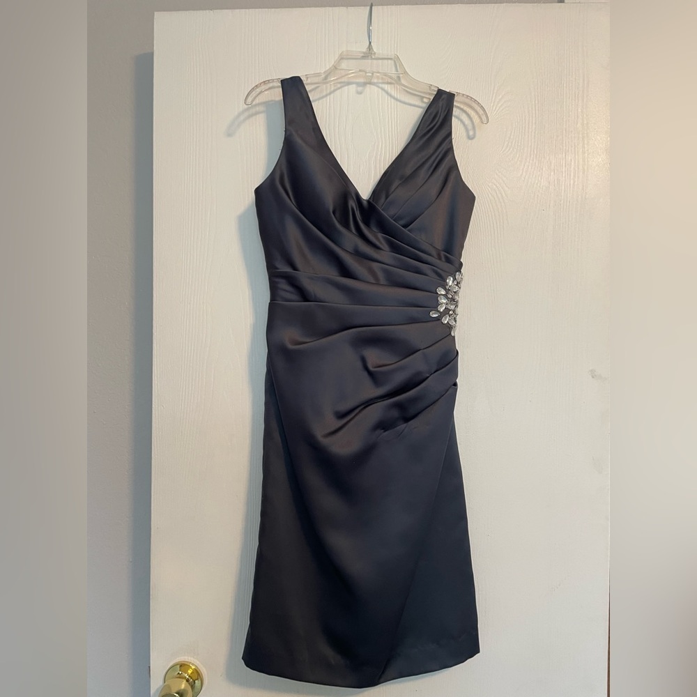 Charcoal Gray Bridesmaid Dress